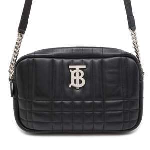 Burberry Logo Small Roller Camera Shoulder Bag Black